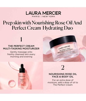 LAURA MERCIER Nourishing Rose Oil and Perfect Cream Hydrating Duo Gesichtspflegeset-1 Stk
