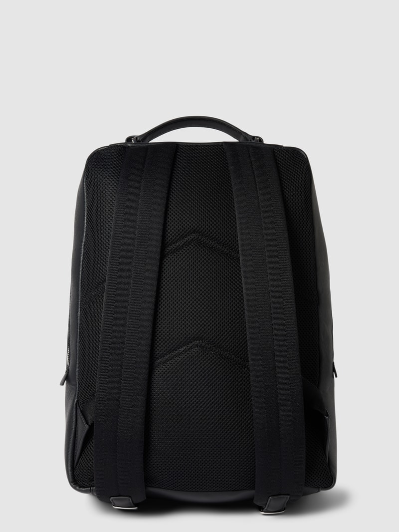 Rucksack in Leder-Optik Modell 'MEDIAN' in schwarz