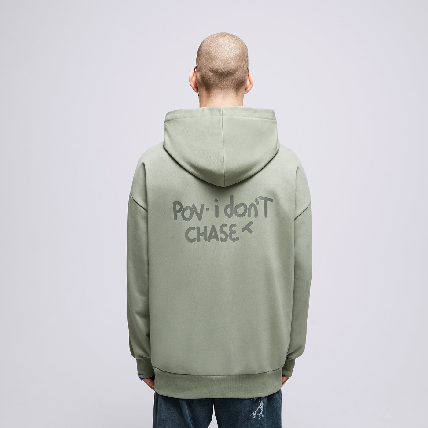 S.NOW JOB SIZEER HOODIE “POV” OLIVE Grün