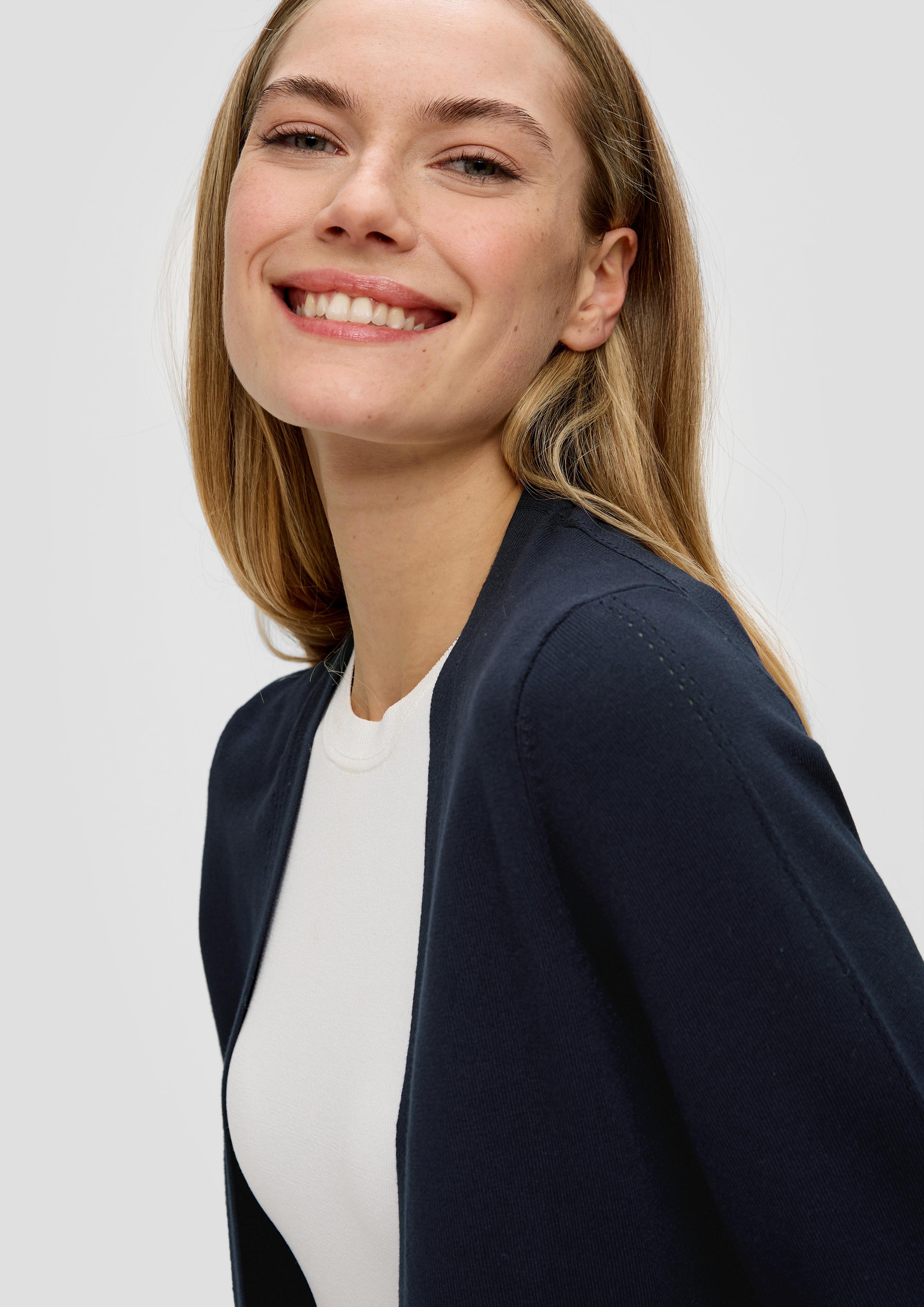 Strickjacke mit 3/4-Ärmel  2145595-5959