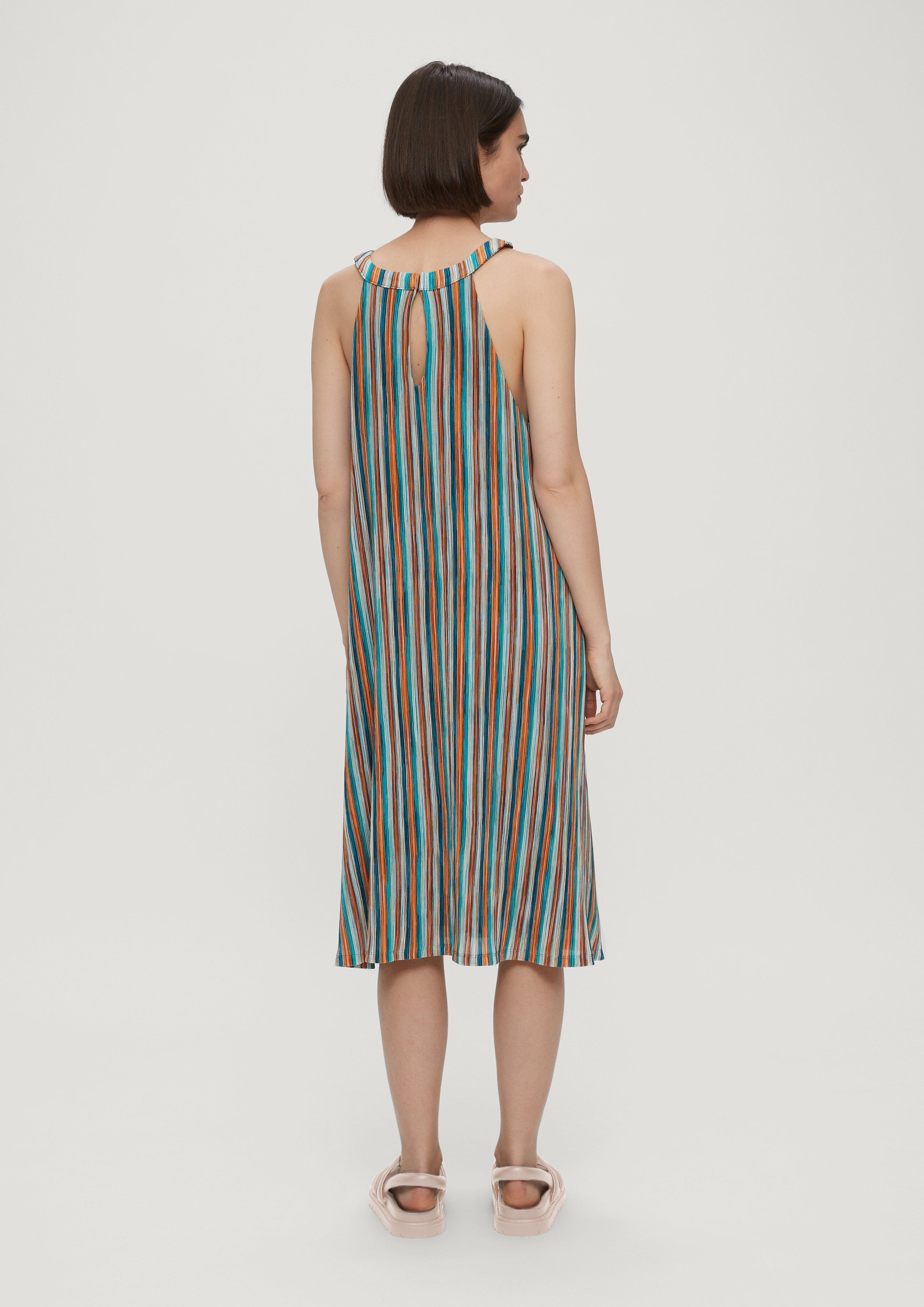 Midikleid mit strukturierten Streifen  2132442-67X2