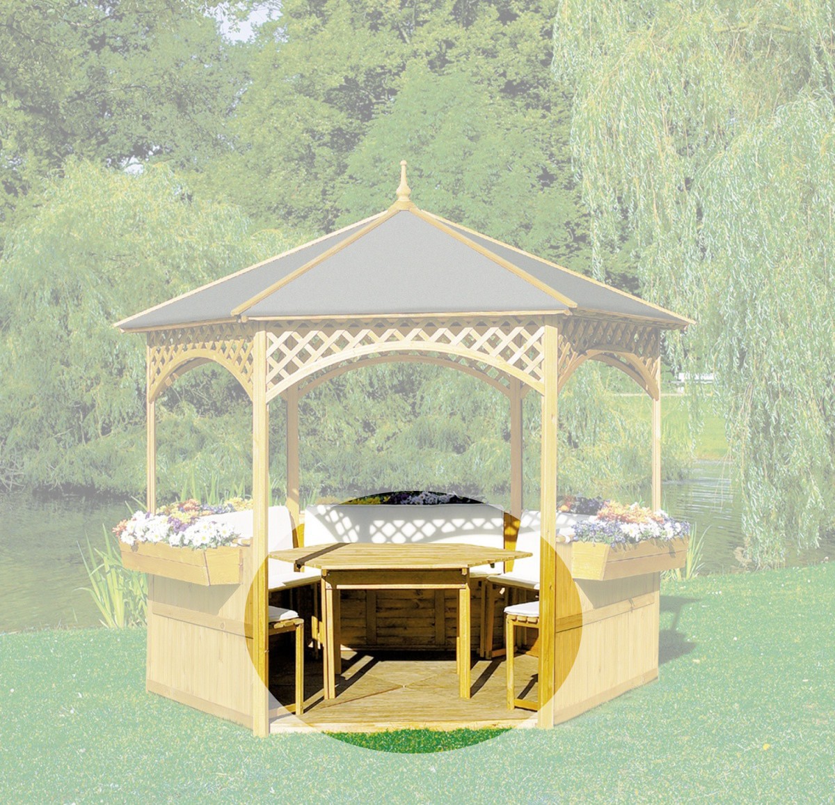 PROMEX Promadino Möbel für Pavillon Palma