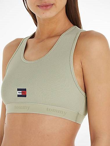 TOMMY-JEANS Damen Bralette Top TJCW ESS RIB JERSEY BRA TOP