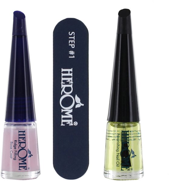 Herôme Nail Essentials Set für trockene und gerillte Nägel Nagelpflegeset