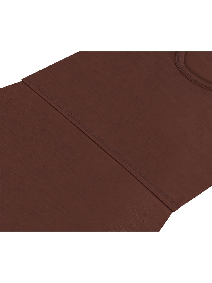 Normani Outdoor Sports Merino Umstands-Langarm-Shirt Cambria in Braun günstig kaufen