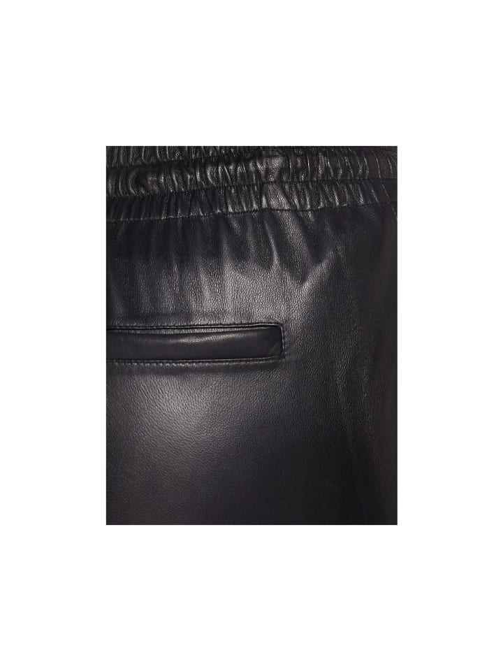 Oakwood Lederhose für Damen in schwarz in schwarz günstig kaufen