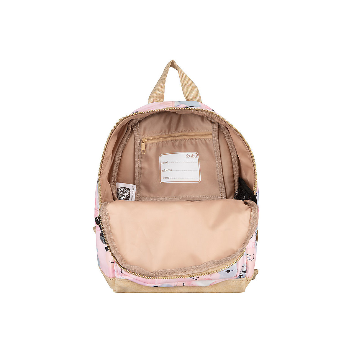 Kinderrucksack S Sweet Animal Pink