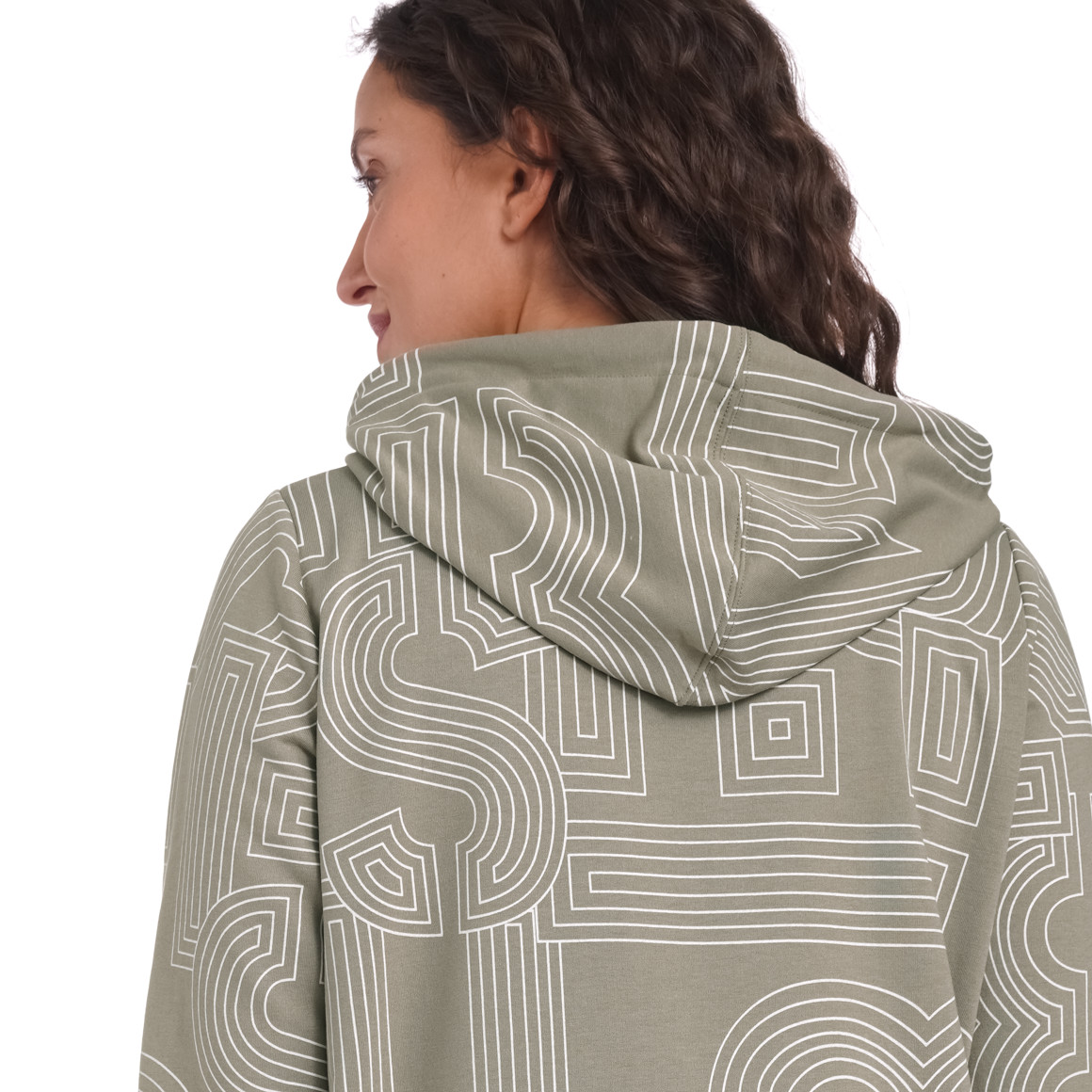 Damen Sweatkleid mit Kapuze