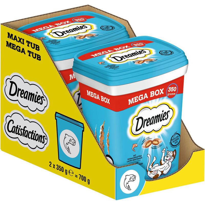 Dreamies Katzensnacks Mega Box zu TOP-Preisen