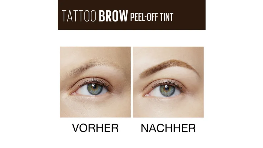 MAYBELLINE NEW YORK Augenbrauenstift Tattoo Brow Gel Tint 35 - Black