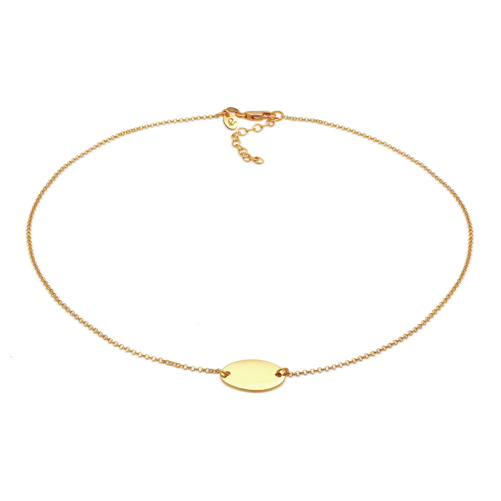 Elli Elli Collier Plättchen 925 Silber collier