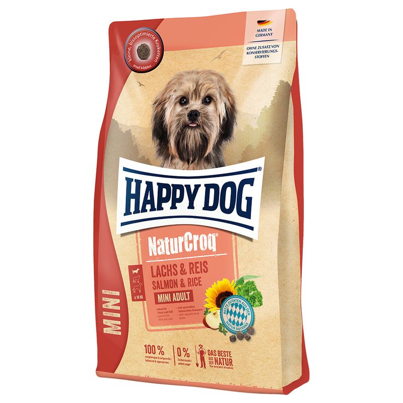 Happy Dog NaturCroq Mini Adult Lachs & Reis