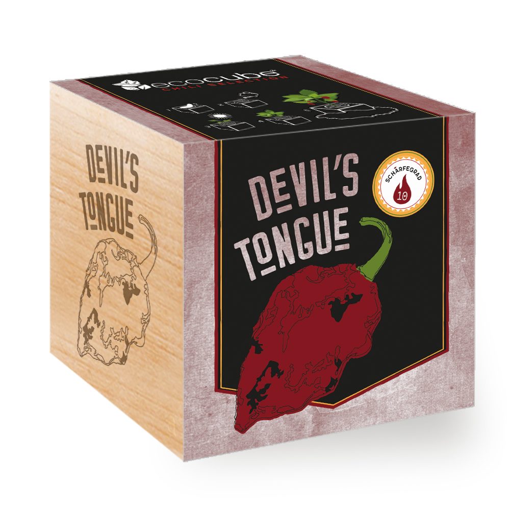 Feel Green Blumenerde Ecocube Devil´s Tongue von feel Green, Nachhaltige Geschenkidee, (1-St)