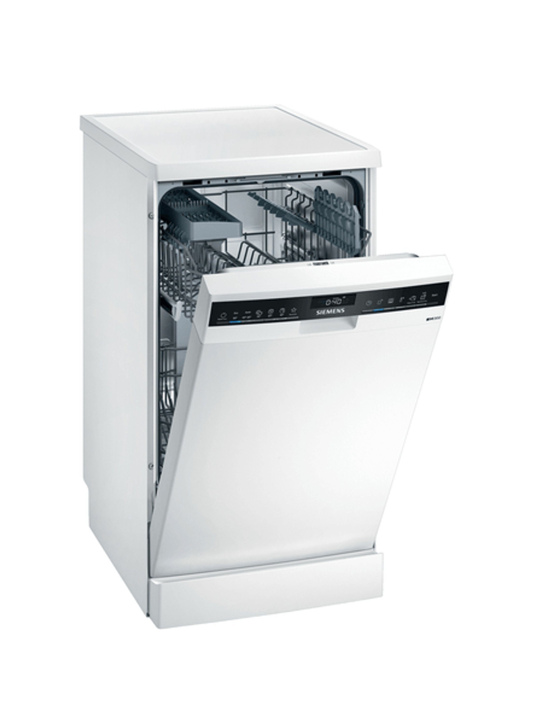 SIEMENS Standgeschirrspüler, SR23HW48KE, 8.5 l, 9 Maßgedecke, hygienePlus, varioSpeed Plus, iQdrive-Motor
