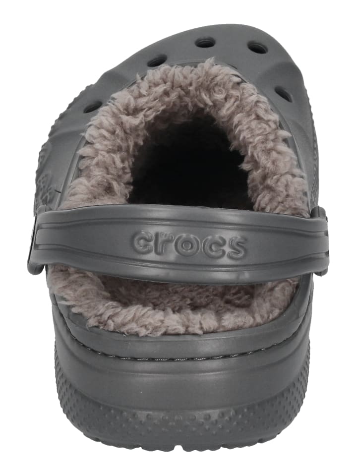 Crocs Hausschuhe Baya Lined Clog 207500-00Q in grau günstig kaufen