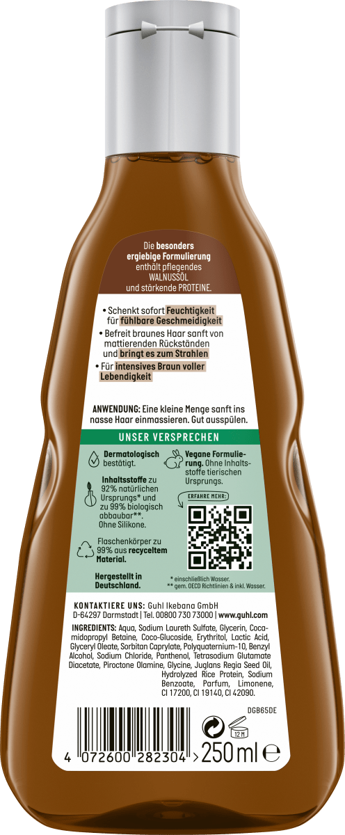 Shampoo Farbglanz Braun Faszination, 250 ml
