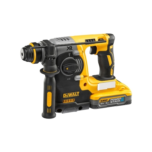 DeWalt DCH273H2T-QW akumuliatorinis kombinuotas perforatorius SDS-Plus 18 V XR 2 x 5,0 Ah ličio jonų TSTAK bešepetėlinis