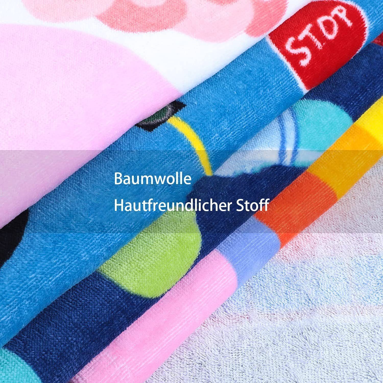 Haiaveng Strandtücher Kinder Strandtuch Badetuch mit Kapuze Jungen Mädchen