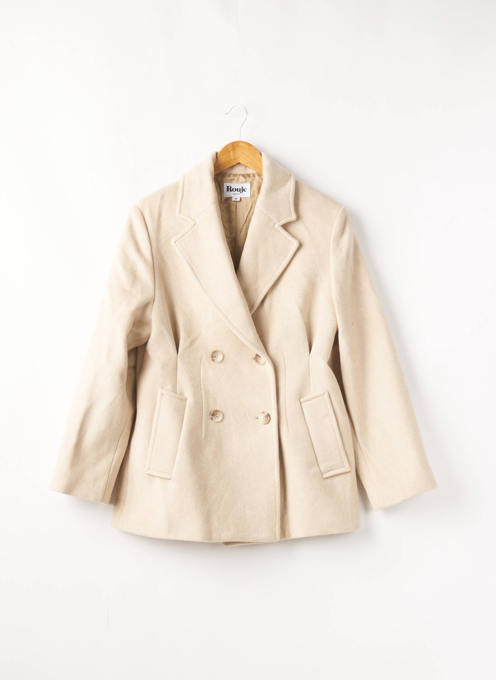 Rouje Manteaux Courts Femme couleur beige