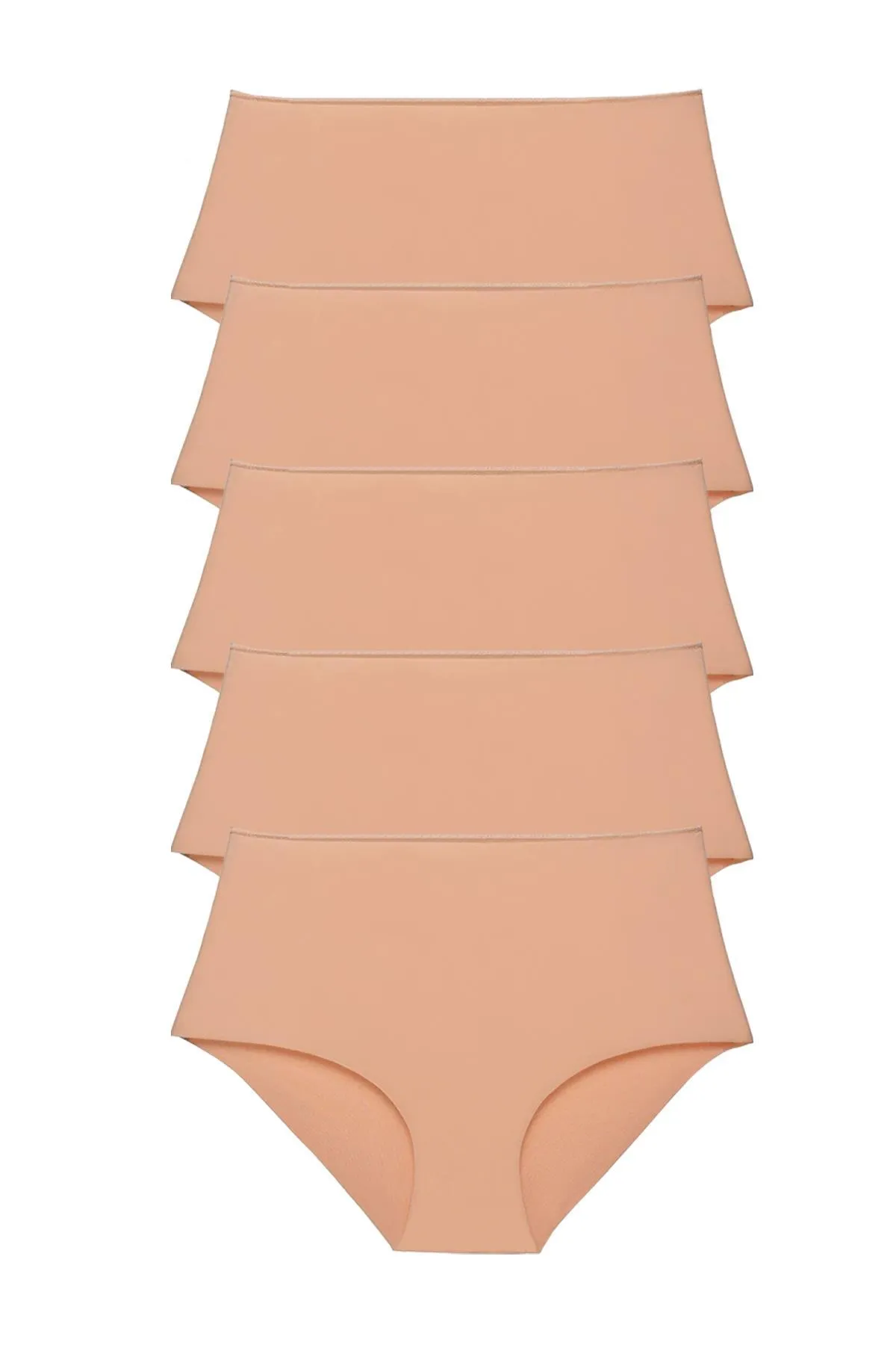 Sensu  5-teiliges Höschenset mit Laserschnitt und hoher Taille für Damen (BELI-Elasthan) - KTS2035