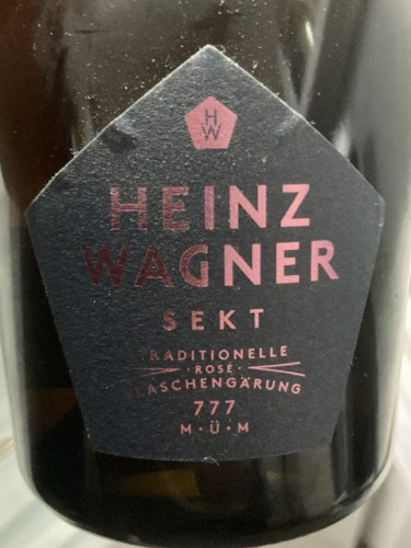 Heinz Wagner SektRosé Traditionelle Flaschengärung 2020