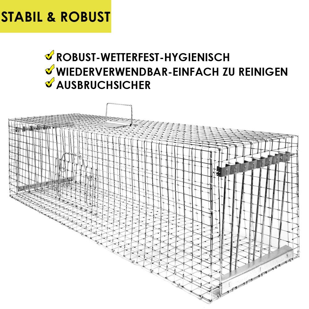 Petigi Lebendfalle Lebendfalle Vogelfalle Falle Vogel Vögel Umsiedlung 102 x 30 x 30 cm