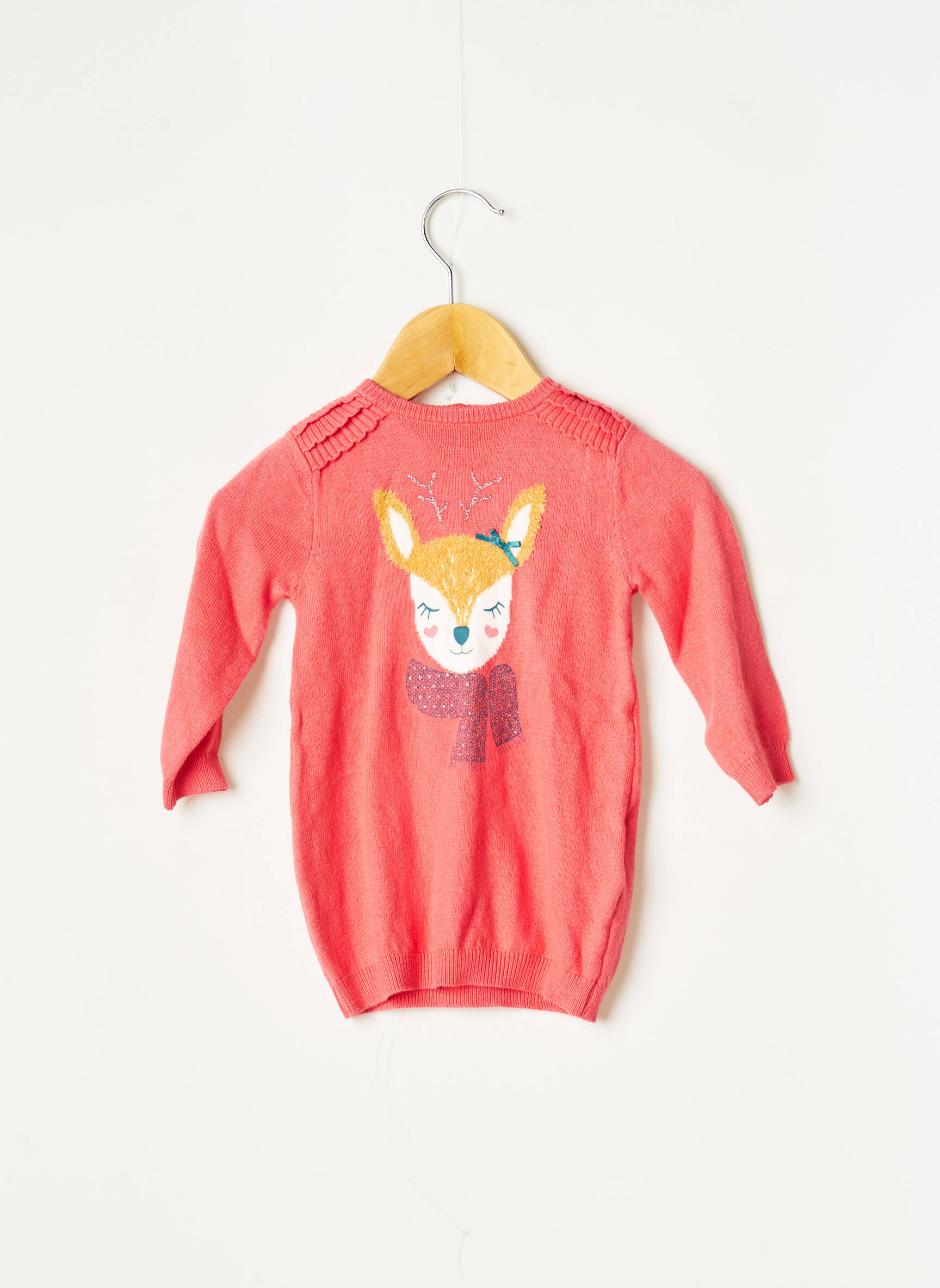 3 Pommes Robes Pulls Fille couleur orange