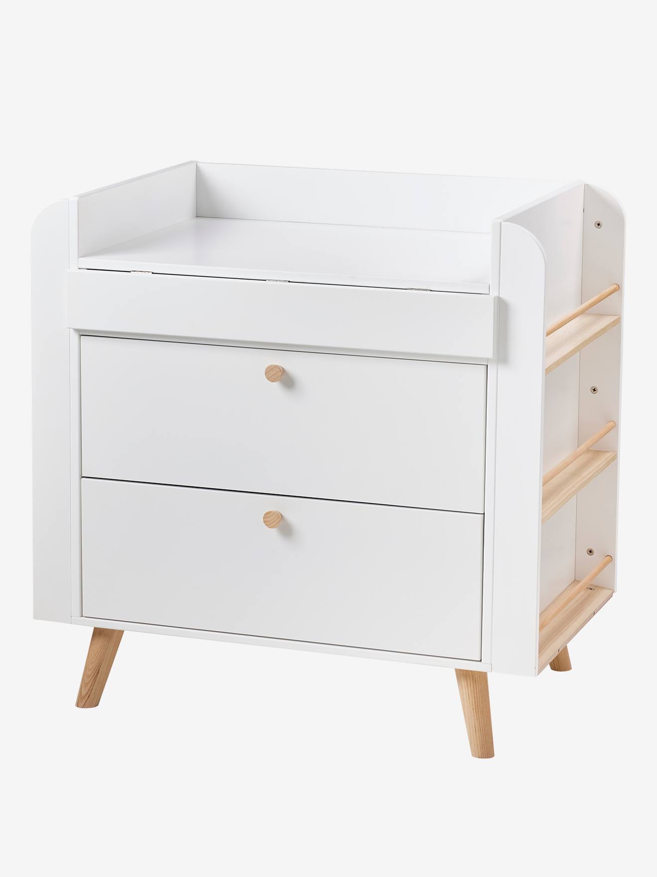 Vertbaudet Babyzimmer Wickelkommode KONFETTI - weiß