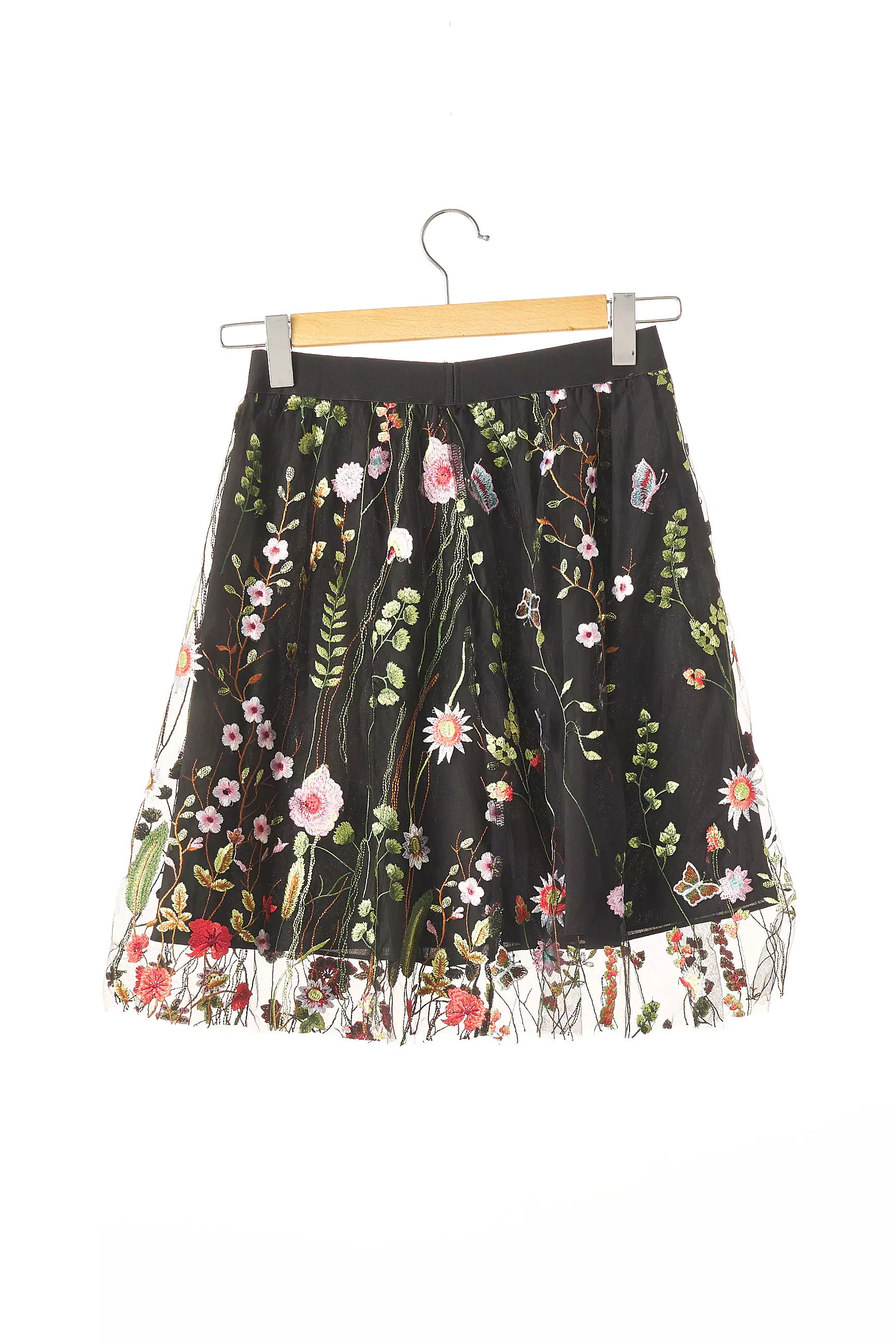 Just Noa Jupes Mi Longues Femme couleur noir