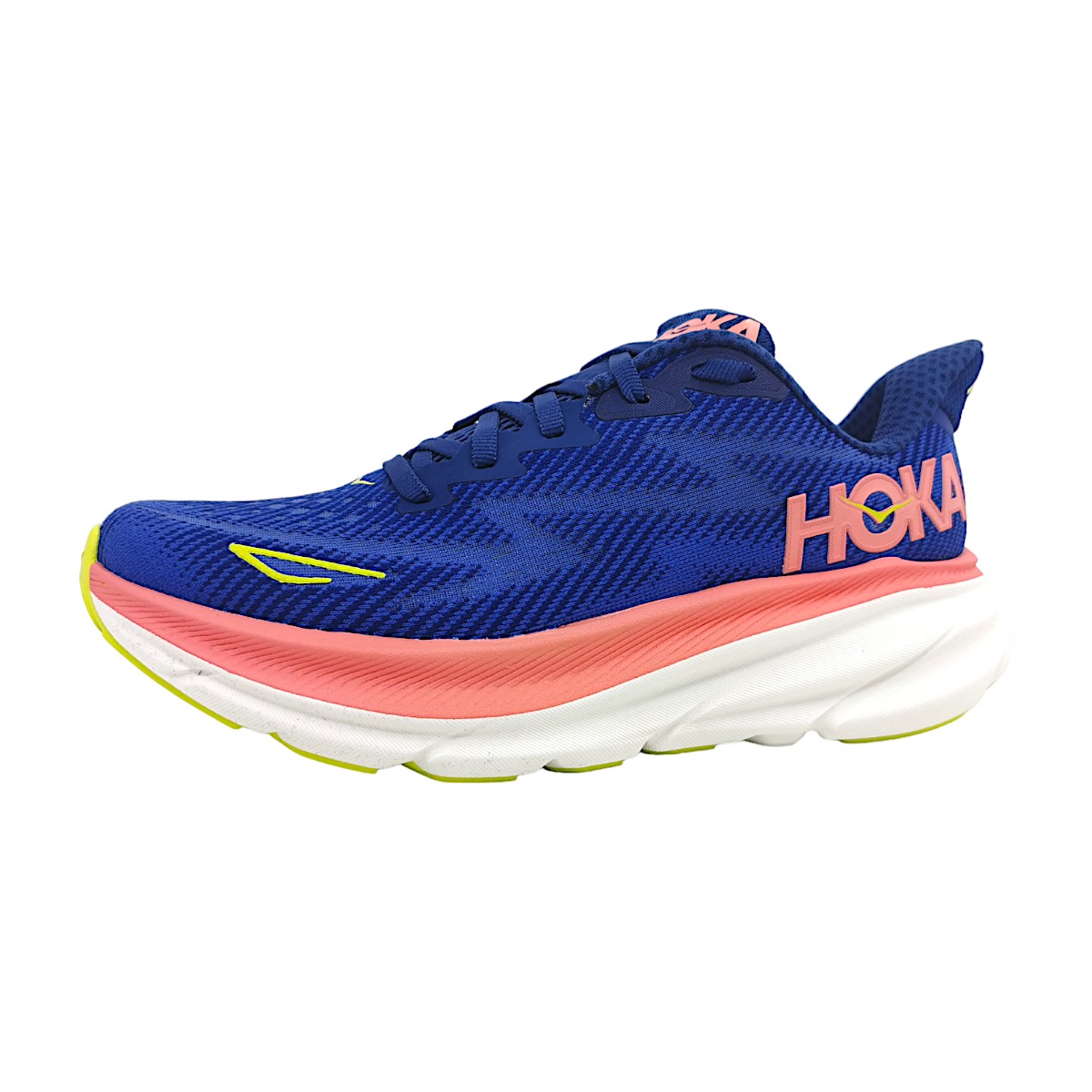 Hoka W Clifton 9 1127896 Blau Sky/ Coral