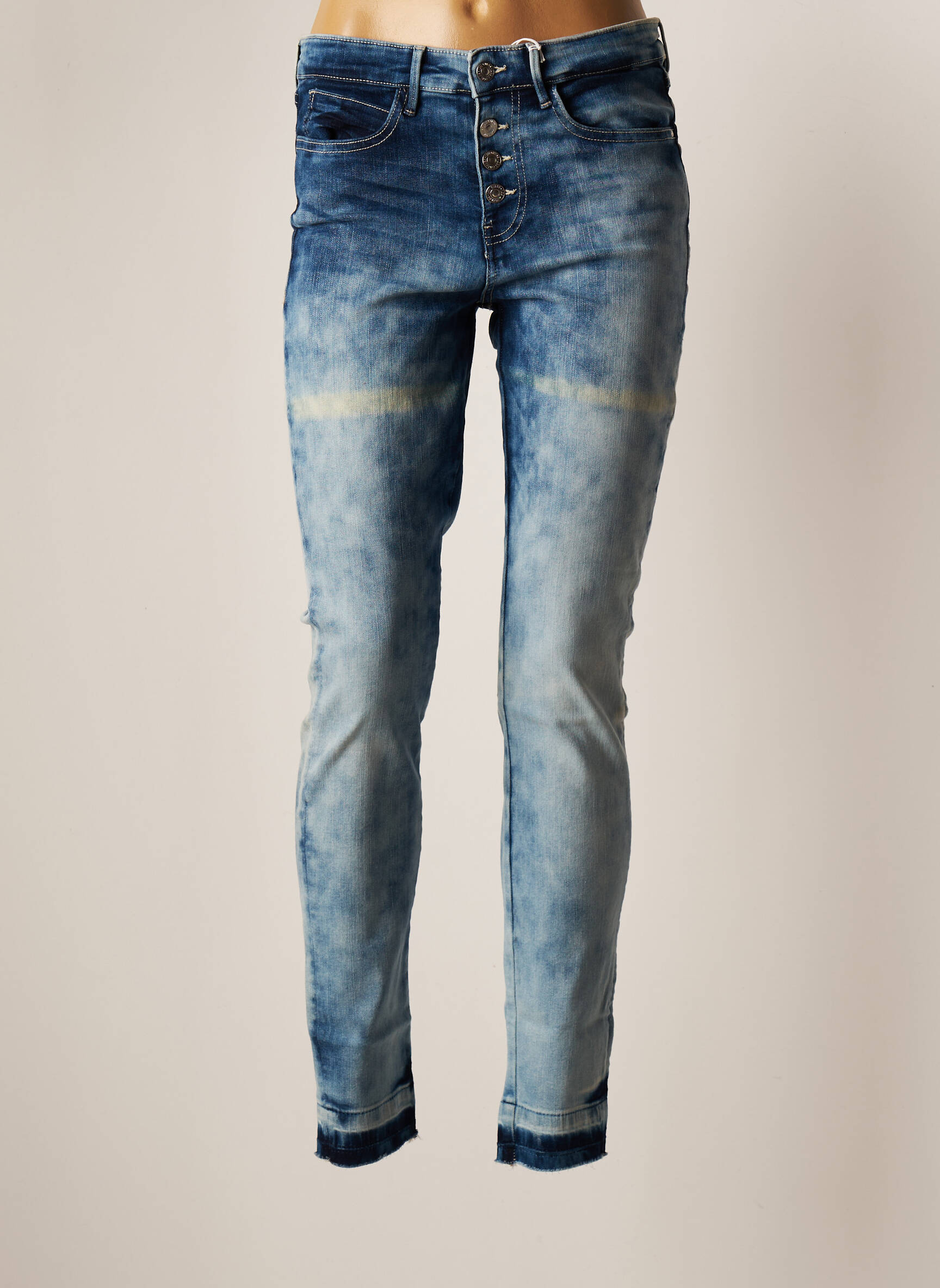 Guess Jeans Skinny Femme couleur bleu