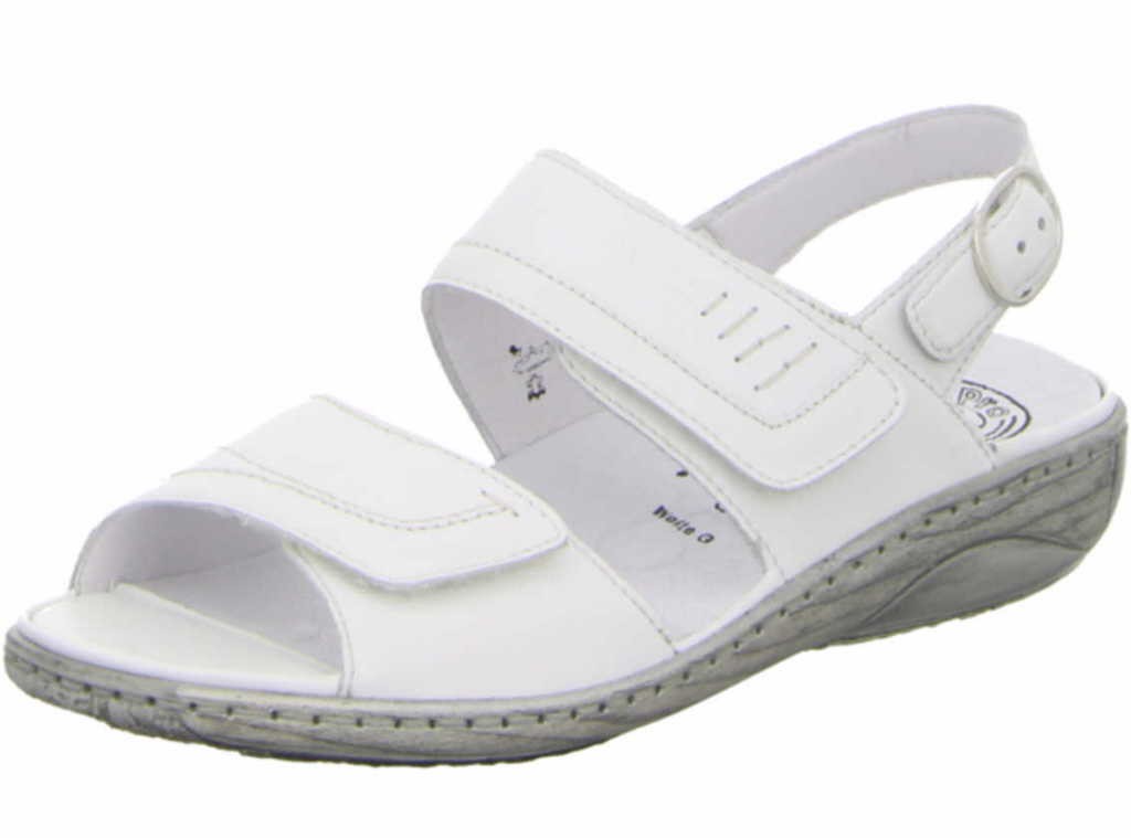 WALDLÄUFER Komfort Sandalen weiss Gerda