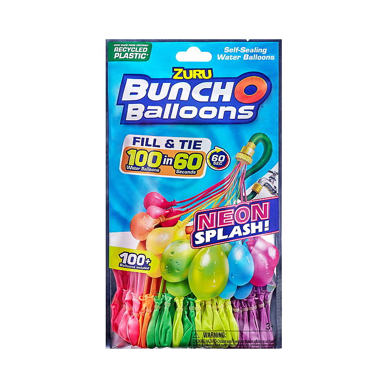 Bunch O Ballons Vannballonger 100-pk Bunch o balloons neon splash