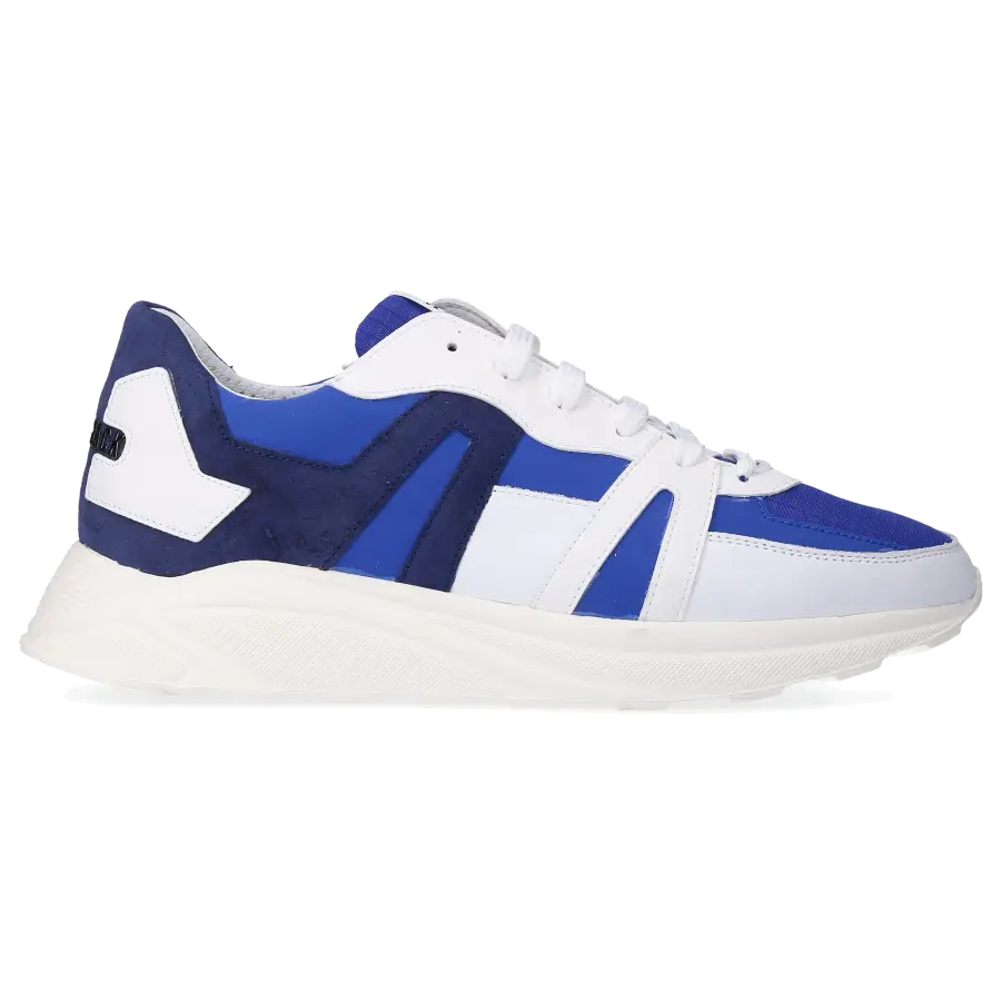 Hide & Jack - Sneaker low RUNNING JET Kalbsleder Logo blau dunkelblau - blau