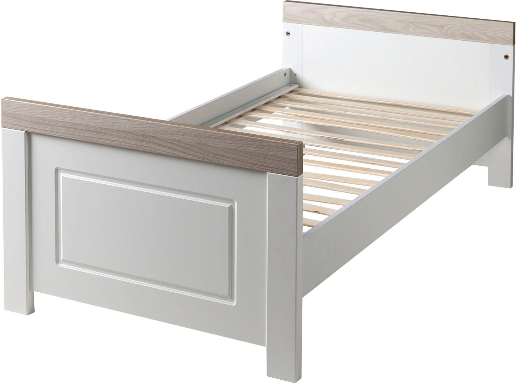 roba® Babyzimmer-Komplettset Felicia, (Set, 3-St., Kinderbett, Wickelkommode, Kleiderschrank), mit Kinderbett, Schrank und Wickelkommode