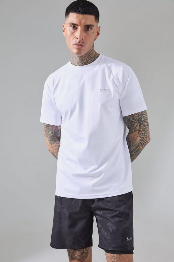 Tall Man Active Camouflage Raglan Performance T-Shirt