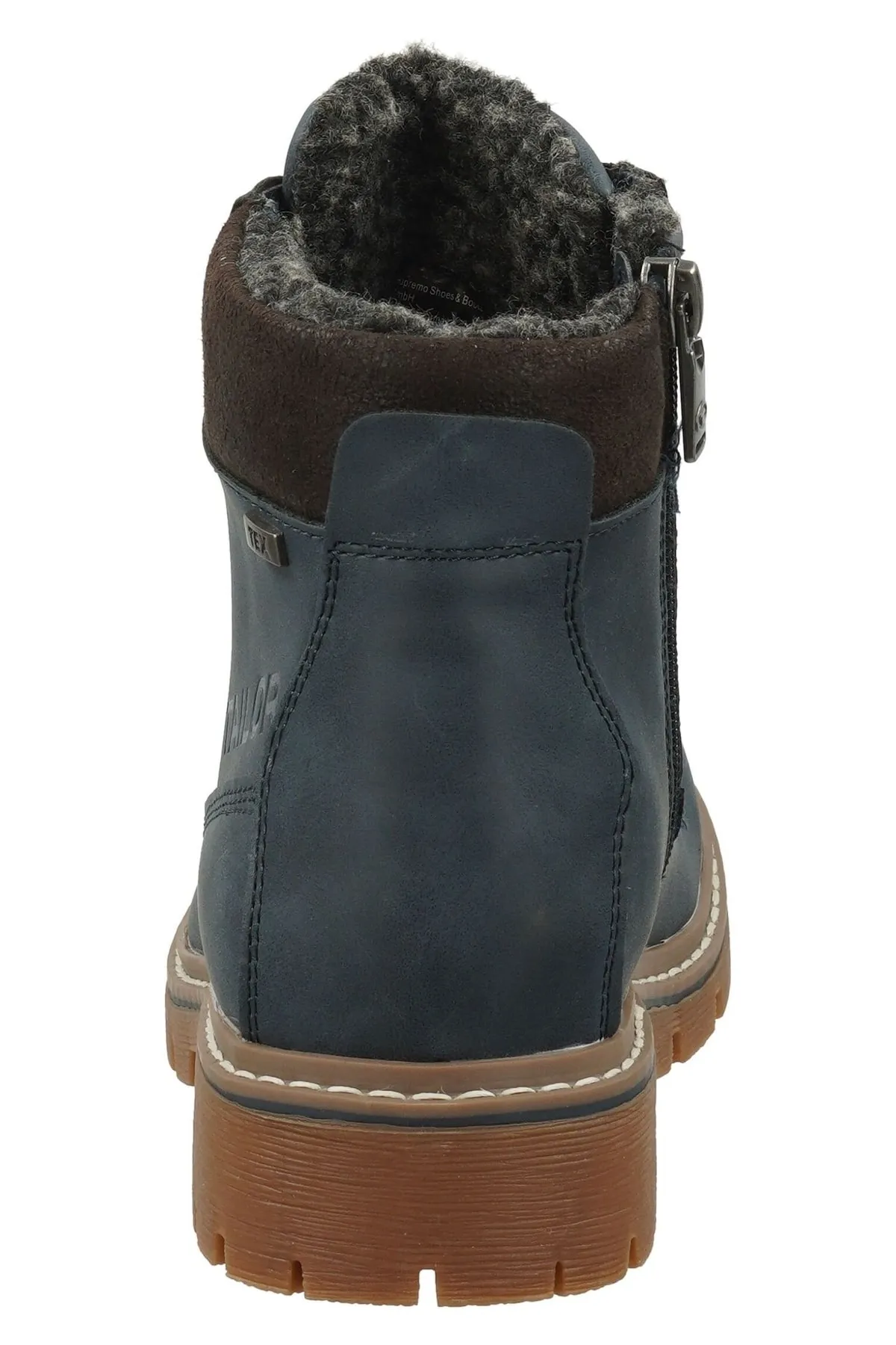 Tom Tailor  Stiefelette - Blau - Blockabsatz