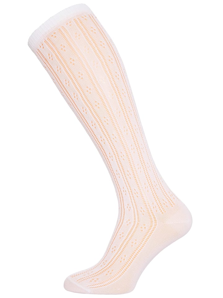 Lusana Kniestrümpfe L6665-26 in weiß günstig kaufen 39-41