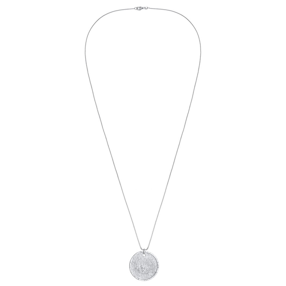 KUZZOI KUZZOI Collier Pièce de monnaie ancienne pour hommes en 925/1000 argent massif Bijoux