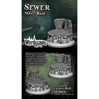 Malifaux: Sewer 50mm Base