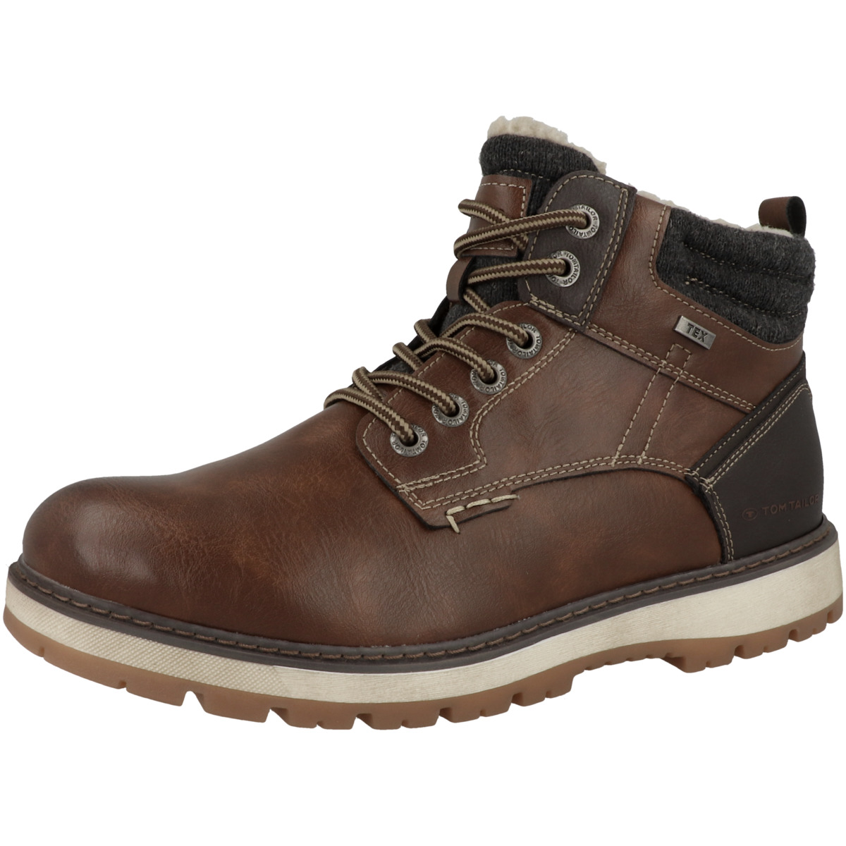Tom Tailor 4282106 Schnürboots dunkelbraun