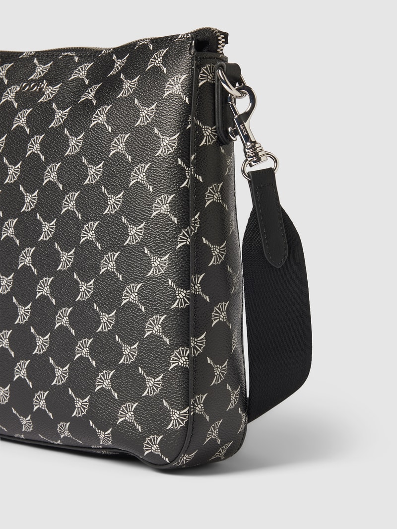 Shoulder Bag mit Allover-Print Modell 'jasmina' in black