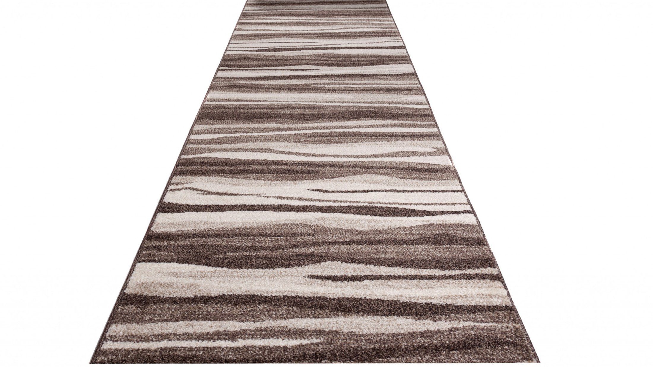Läufer Läufer Flurläufer Modern für Vorzimmer, Küche - Braun, Mazovia, 70 x 100 cm, Kurzflor, Meterware, Höhe 10 mm, Kurzflor - niedrige Florhöhe