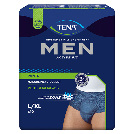 TENA MEN Act.Fit Inkontinenz Pants Plus L/XL blau  10 St