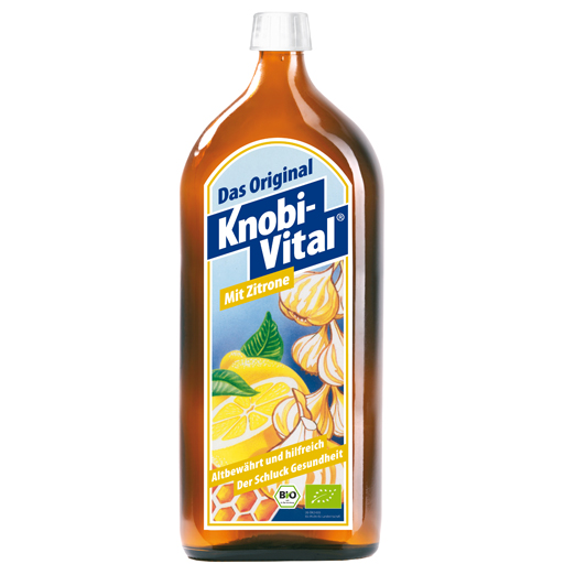KNOBIVITAL mit Zitrone Bio  960 ml  Flaschen