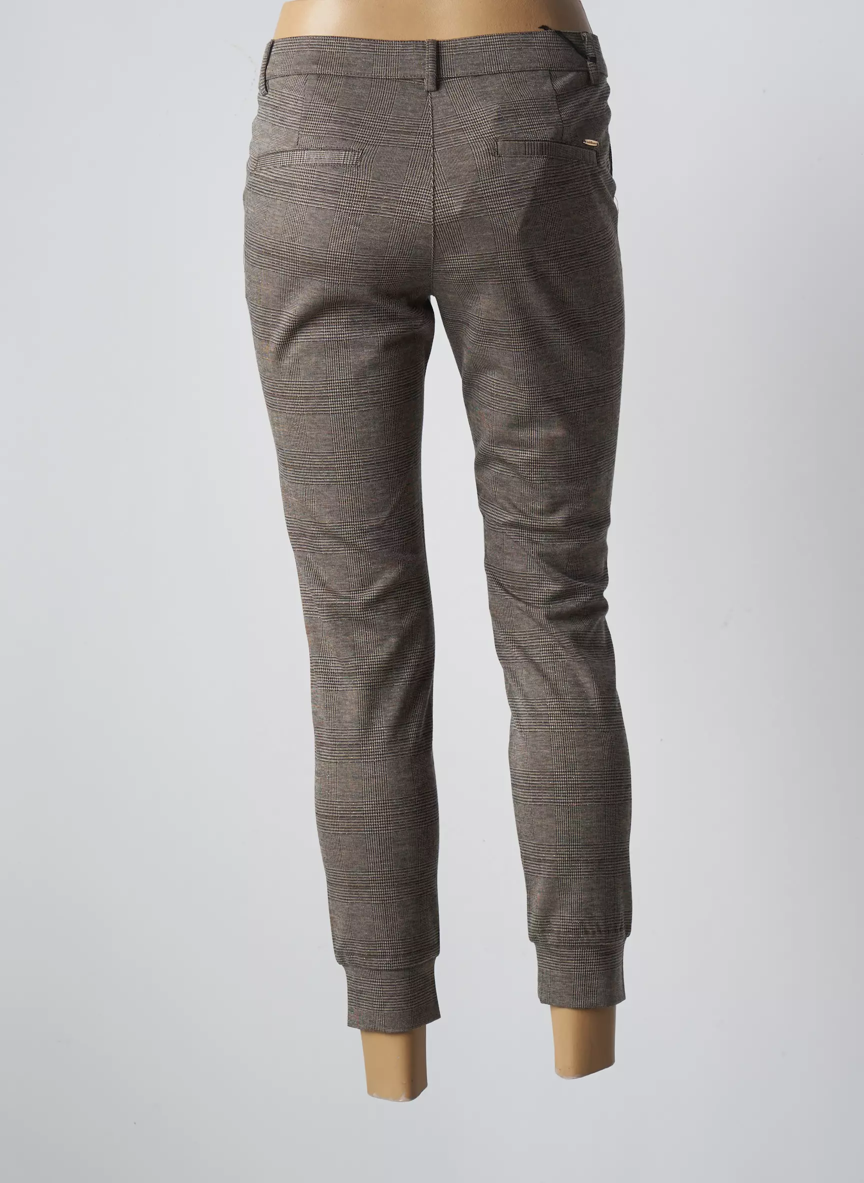 Lcdn Pantalon7 8 Femme couleur marron