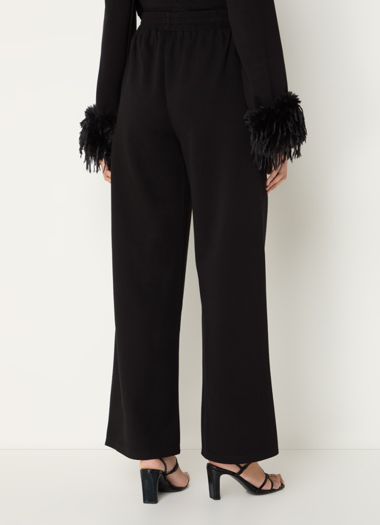 Pantaloni Molly cu talie înaltă, cu talie largă și buzunare laterale, de la Refined Department.