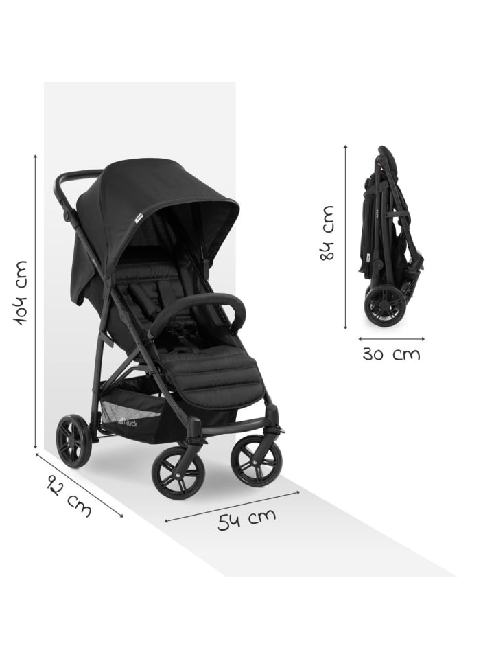 Hauck Buggy & Sportwagen Rapid 4 (bis 25 kg) - Black in schwarz günstig kaufen onesize