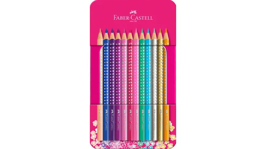 FABER-CASTELL Buntstifte Sparkle 12er Etui