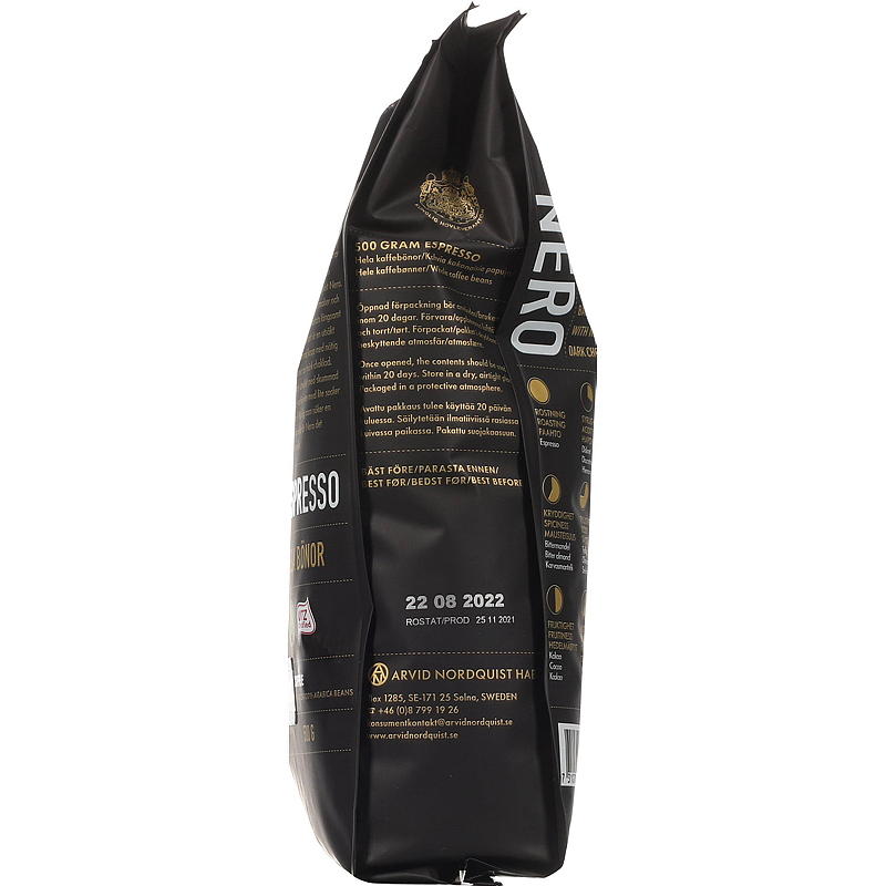 Arvid Nordquist Nero Espresso 500g, hele bønner